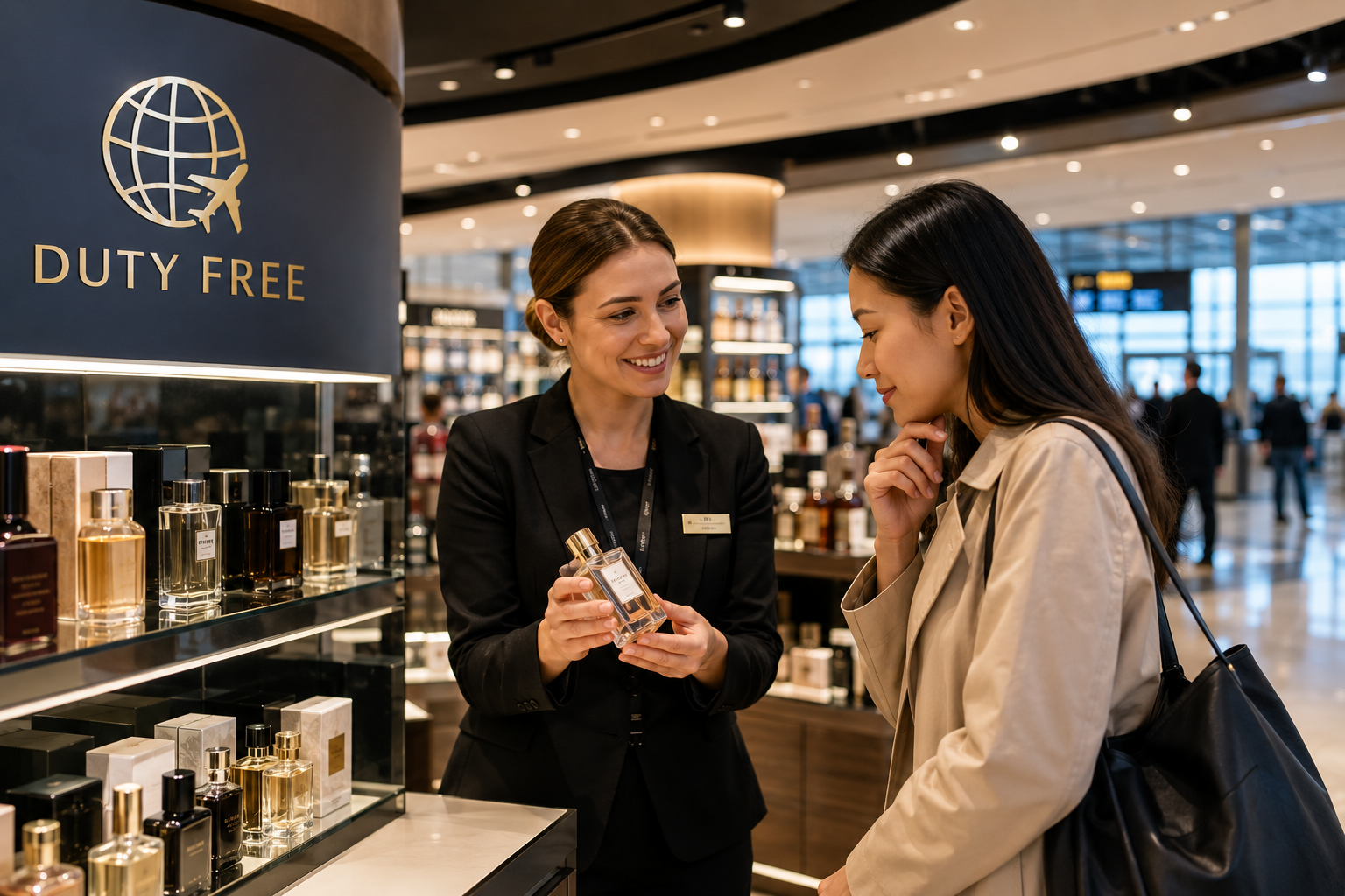 Profumo e cordialità al duty free